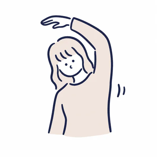 運動不足のイラスト