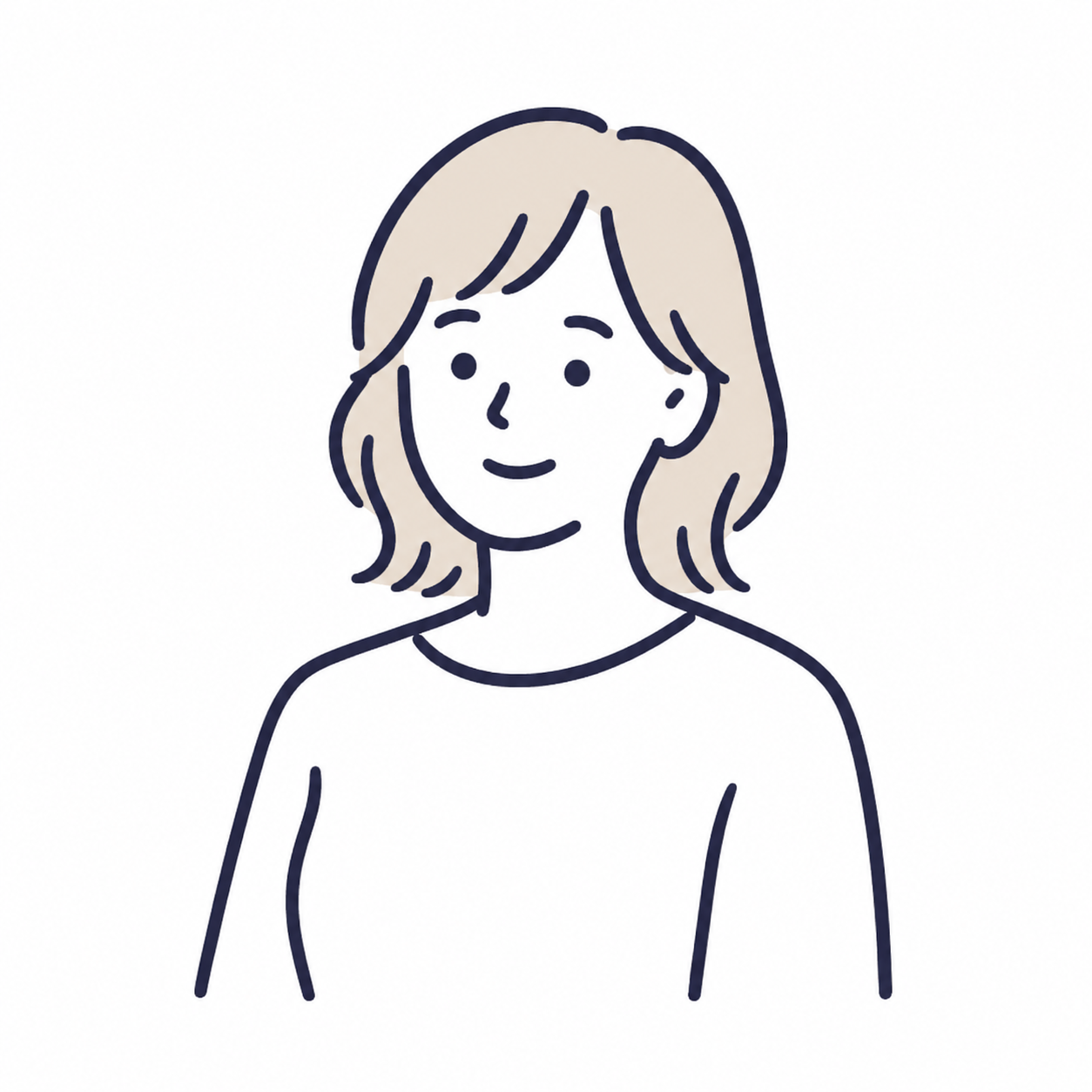 40代女性のイラスト